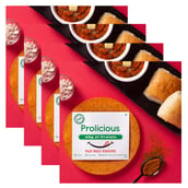 1 - Prolicious Paav Bhaji Khakhra, Unflavoured (Pack of 4) 200 g