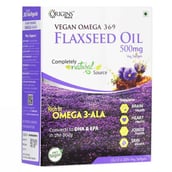 1 - Origins Nutra Vegan Omega 3-6-9 Flaxseed Oil 500mg,  30 softgels 