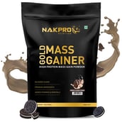 1 - Nakpro Gold Mass Gainer, 2.2 lb Cookies & Cream