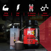 7 - MuscleBlaze Super Gainer Black OP, 4.4 lb Chocolate