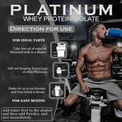 3 - Nakpro Whey Platinum Whey Protein Isolate,  4.4 lb  Chocolate Cream 