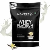 1 - Nakpro Whey Platinum Whey Protein Isolate,  4.4 lb  Vanilla 