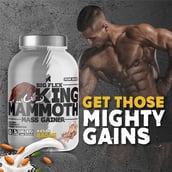 4 - Big Flex King Mammoth Mass Gainer, 6.6 lb Kesar Badam