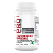 2 - GNC Pro Performance Thermo Burst Hardcore, 90 tablet(s) Unflavoured (Pack of 2)