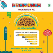 5 - Promunch Roasted Soya Snack,  Noodle Masala Pack of 2  150 g 