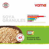 2 - Vama Soya Granules, Enriched with Protein & Fibre 250 g