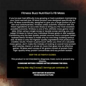 5 - FB Nutrition FB Mass, 2.2 lb Chocolate