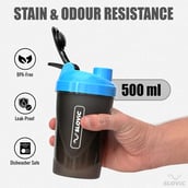 3 - SLOVIC Shaker, Black/Blue 500 ml