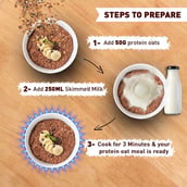 2 - MuscleBlaze High Protein Oats OP, 1 kg Dark Chocolate