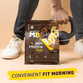 7 - MuscleBlaze High Protein Oats OP, 1 kg Dark Chocolate