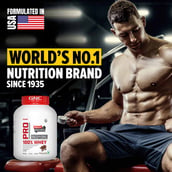 3 - GNC Pro Performance 100% Whey Protein & Black Shaker 700 ml Combo, 4 lb Chocolate Supreme