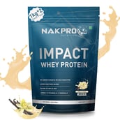 1 - Nakpro Impact Whey Protein, 2.2 lb Vanilla (Pack of 2)