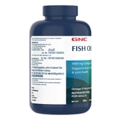 4 - GNC Fish Oil (1000 mg), 180 softgels