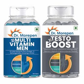 1 - Dr. Morepen Multivitamin Men & Testo Boost Combo,  60 tablet(s)  Unflavoured 