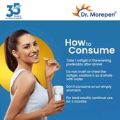 6 - Dr. Morepen Omega-3 Deep Sea Fish Oil Triple Strength (Pack of 2),  60 softgels 