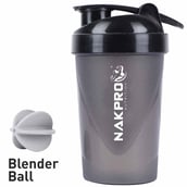 5 - Nakpro Whey Platinum Whey Protein Isolate, 2.2 lb Chocolate with Shaker Bottle (500 ml) Black