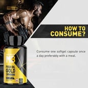 7 - MuscleBlaze Omega 3 Fish Oil Gold 3x Triple Strength (EPA & DHA), 60 capsules