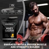 3 - Nakpro Whey Platinum Whey Protein Isolate, 1.1 lb Mango