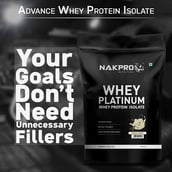 7 - Nakpro Whey Platinum Whey Protein Isolate,  1.1 lb  Vanilla 