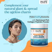5 - INLIFE Hydrolyzed&nbsp;Fish Collagen Peptides,  200 g  Orange 