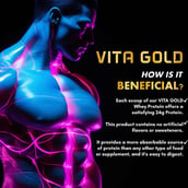9 - Vitaminnica Vita Gold Whey Protein Blend, 5 lb Strawberry Cheese Cake