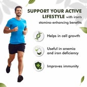4 - Sprowt Chelated Iron + Vitamin C B12 Folic Acid & Zinc, 100 tablet(s)