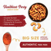 3 - Pintola Dry Roasted Cashews,  Peri Peri  100 g 