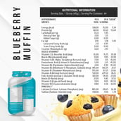 2 - Healthfarm HF Series Nitro Fusion Whey Isolate, 4.4 lb Blueberry Muffin