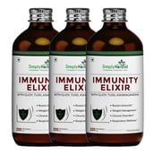 Simply Herbal Immunity Elixir Syrup (Pack of 3),  450 ml 