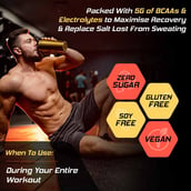 8 - Naturyz Instantized BCAA 5000 PRO, 0.66 lb 30 Servings Mix Fruit Cocktail