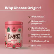 8 - Origin Nutrition Plant Protein, 0.63 lb Berry Delight