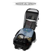 4 - MuscleBlaze Tactical Backpack, 45 L, Stealth Black
