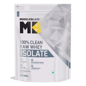 2 - MuscleBlaze Raw Whey Isolate, 4.4 lb 100% Clean Whey Unflavoured