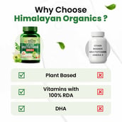 6 - Himalayan Organics Plant Based Multivitamin with Omega 3, 60 veggie capsule(s) Unflavoured