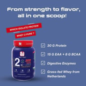 6 - Apex Vitals Whey 2 Pure,  2 lb  Chocolate Hazelnut (with Samples & Shaker Free) 