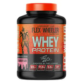 1 - Flex Wheeler Nutrition Whey Protein,  5 lb  Strawberry 