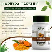 5 - Uma Ayurveda Haridra,  60 capsules 
