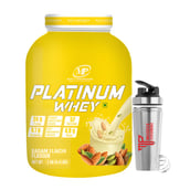1 - Muscle Performance Platinum Whey, 4.4 lb Badam Elaichi with Steel Shaker