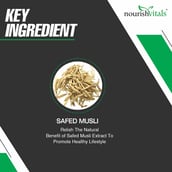 7 - NourishVitals Safed Musli, 60 veggie capsule(s)