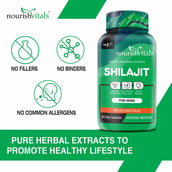 4 - NourishVitals Shilajit, 60 veggie capsule(s)