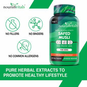 4 - NourishVitals Safed Musli, 60 veggie capsule(s)