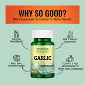 3 - Morpheme Remedies Garlic (500 mg), 60 veggie capsule(s)