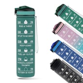 9 - MuscleBlaze Sipper Water Bottle, Ocean Green 1 L