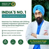 6 - Vlado's Himalayan Organics Chelated Magnesium Glycinate 2000mg, Unflavoured 60 tablet(s)