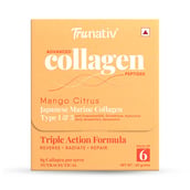 1 - TruNativ Advanced Collagen Peptides, 6 sachets/pack Mango Citrus (Japanese Marine Collagen Type 1 & 3)