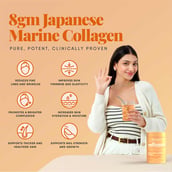 3 - TruNativ Advanced Collagen Peptides, 6 sachets/pack Mango Citrus (Japanese Marine Collagen Type 1 & 3)