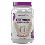 1 - HealthyHey Nutrition Egg White Protein Powder, Chocolate 2.2 lb