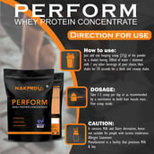 3 - Nakpro Perform Whey Protein Concentrate,  1.1 lb  Strawberry 
