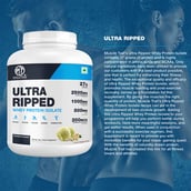 9 - Muscle Trail Ultra Ripped Whey Protein Isolate, 4.4 lb Cookies & Cream