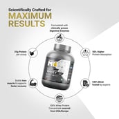8 - MuscleBlaze Biozyme Performance Whey, 4.4 lb Rocky Road Fudge